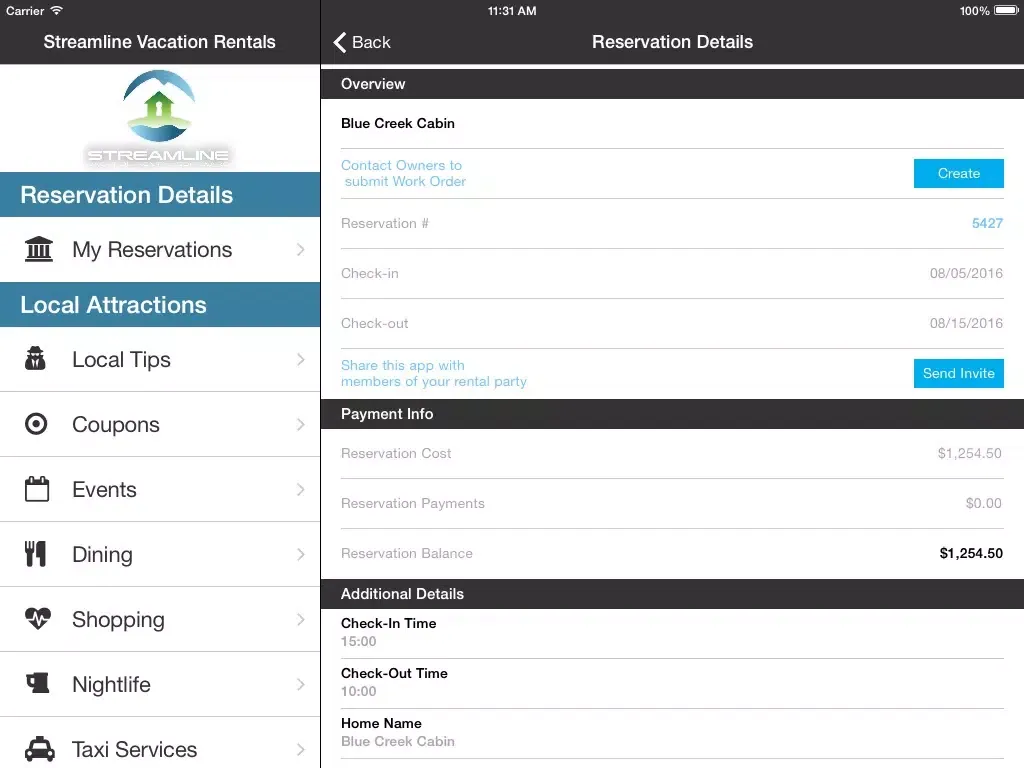 Streamline Vacation Guide iPad  স্ক্রিনশট