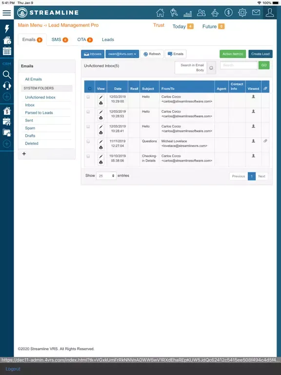 Streamline Admin iPad  স্ক্রিনশট