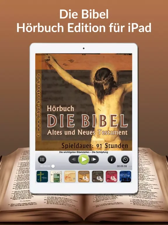 Скриншоты Die Bibel - Hörbuch Edition iPad 