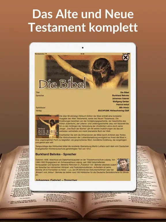 Скриншоты Die Bibel - Hörbuch Edition iPad 