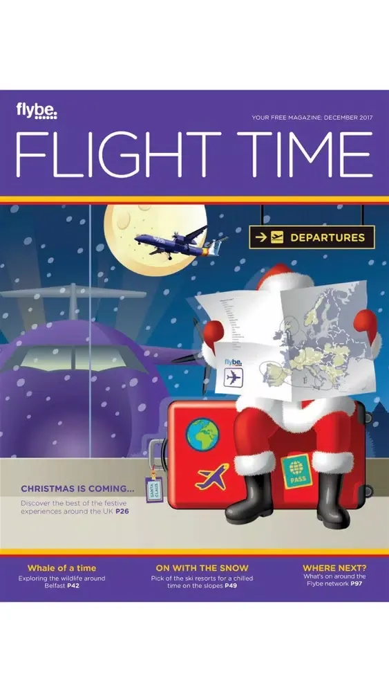 Tangkapan layar Flybe Flight Time