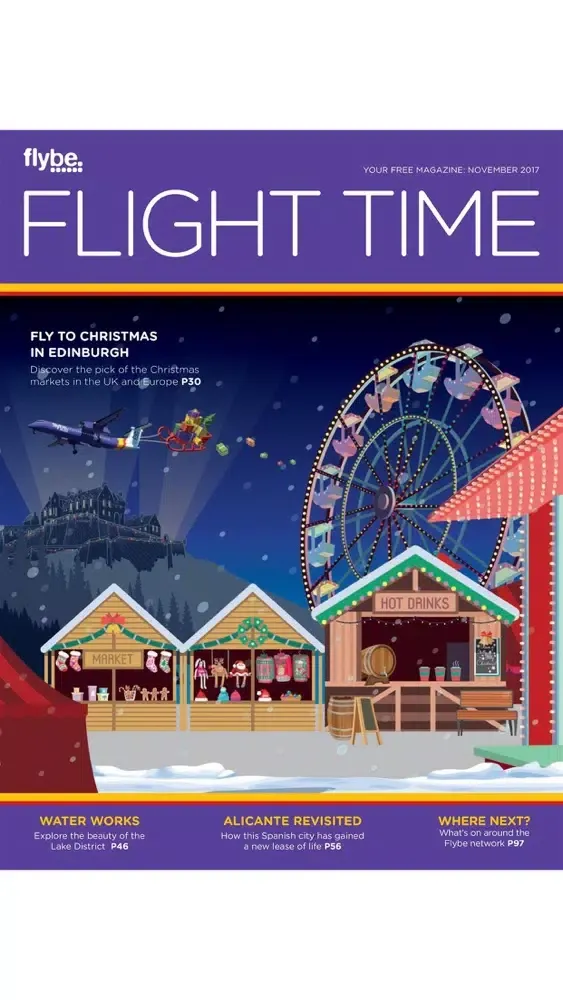 Tangkapan layar Flybe Flight Time