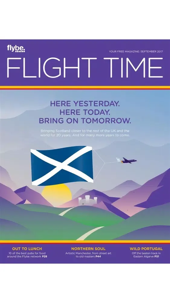 Tangkapan layar Flybe Flight Time