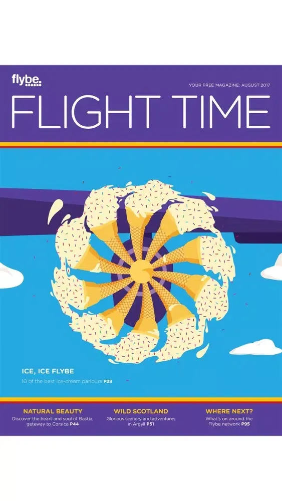 Tangkapan layar Flybe Flight Time