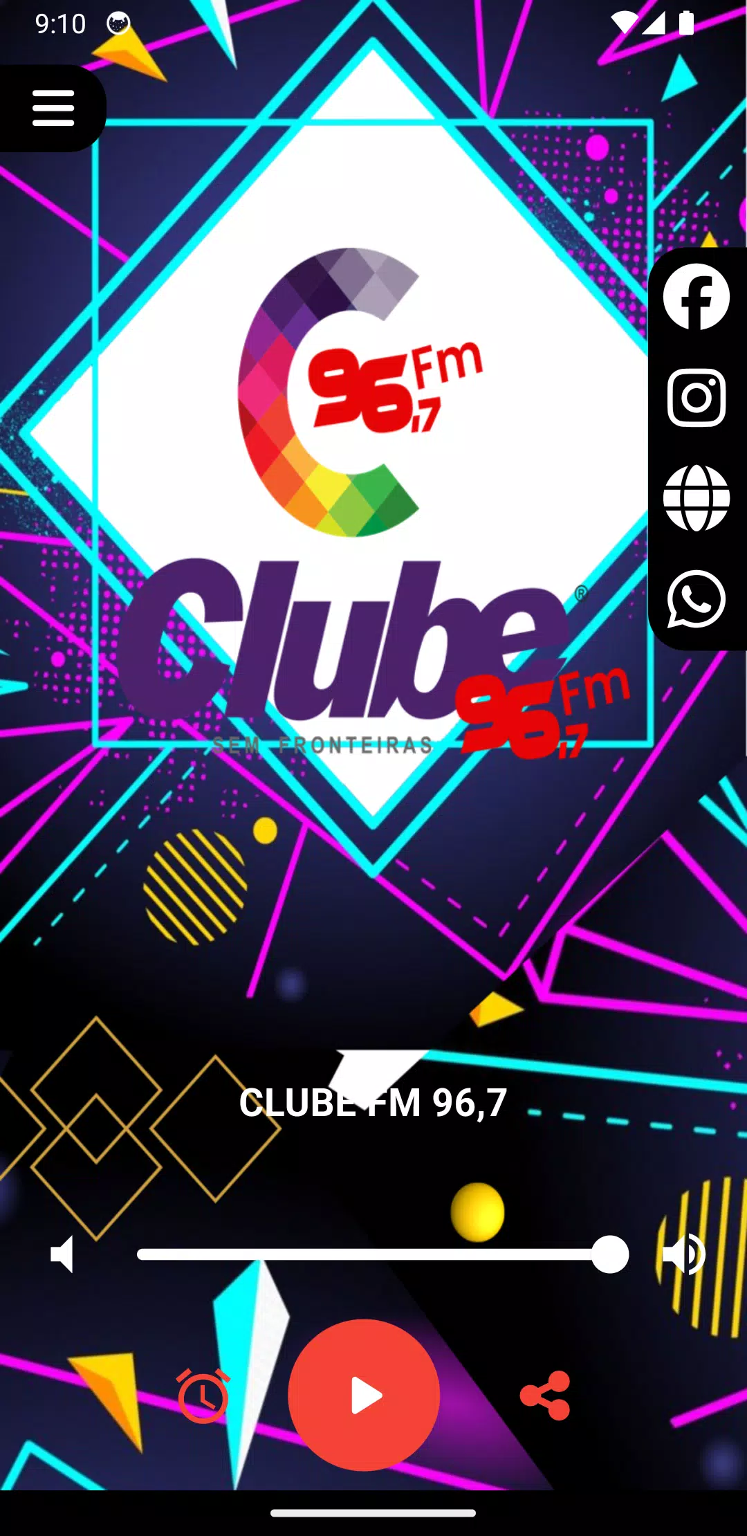 CLUBE FM 96,7 Screenshots