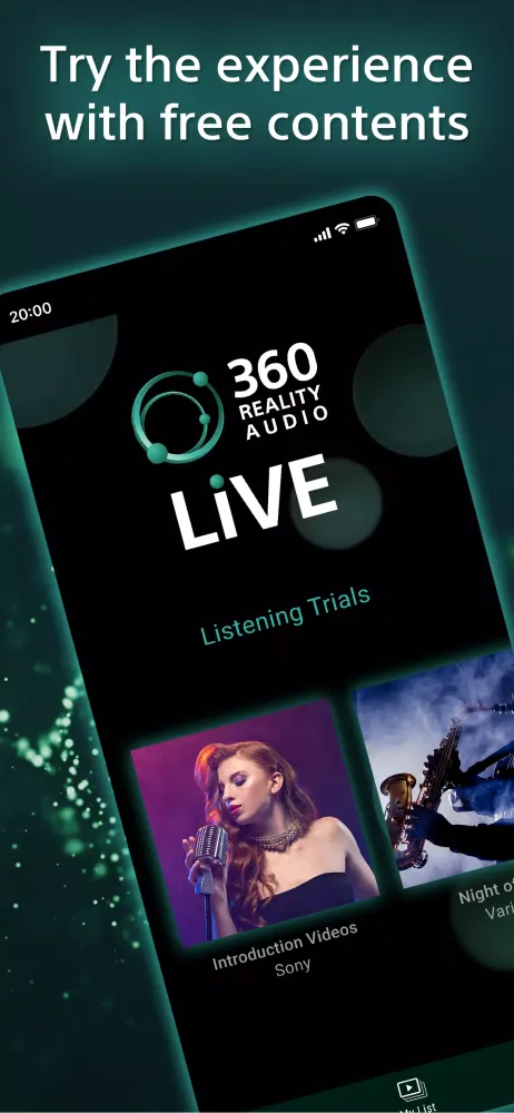 Tangkapan skrin 360 Reality Audio Live