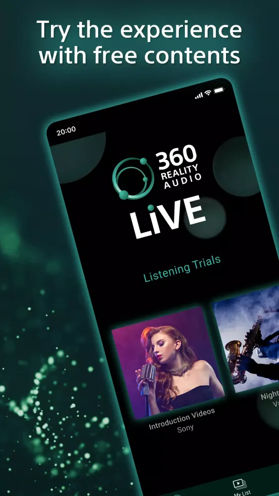 Tangkapan skrin 360 Reality Audio Live