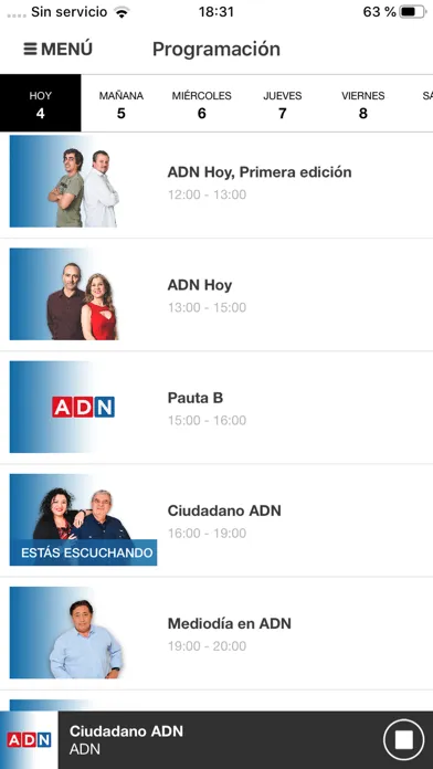 ADN Radio para iPhone স্ক্রিনশট