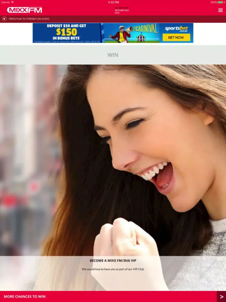 Capturas de pantalla de MIXX889 iPad 