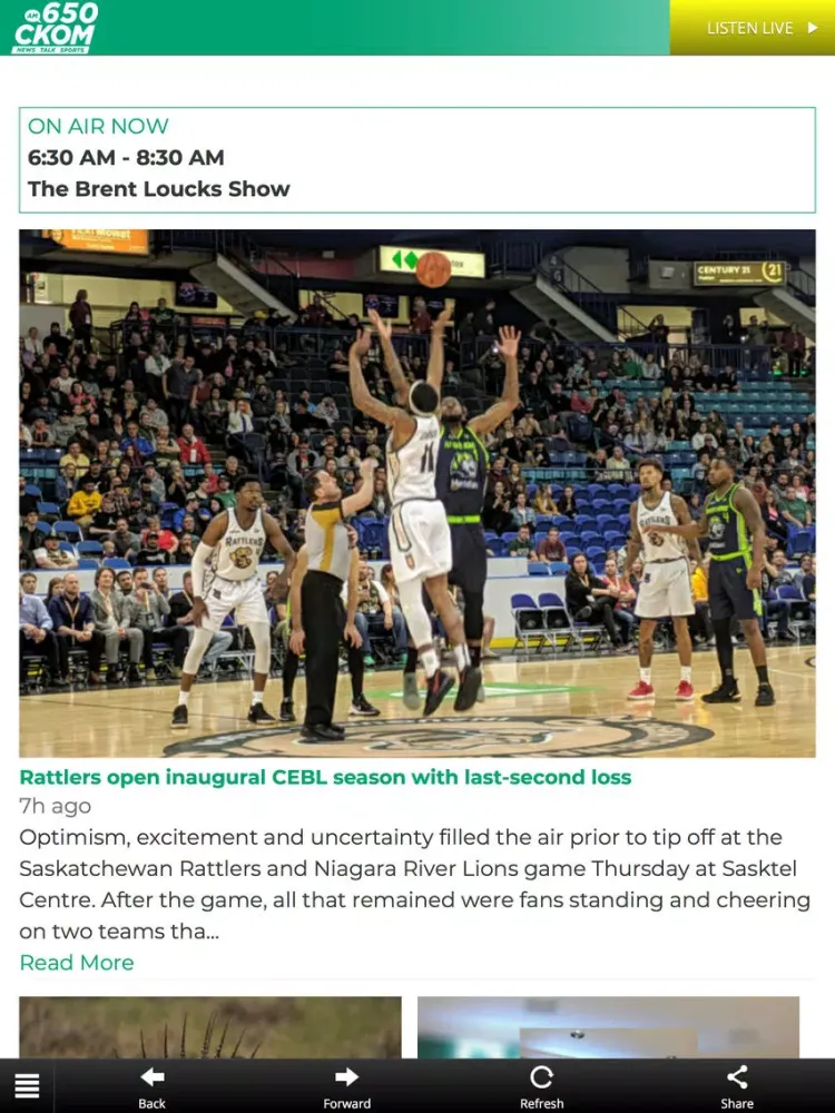 650 CKOM News Talk Sports iPad  Screenshots