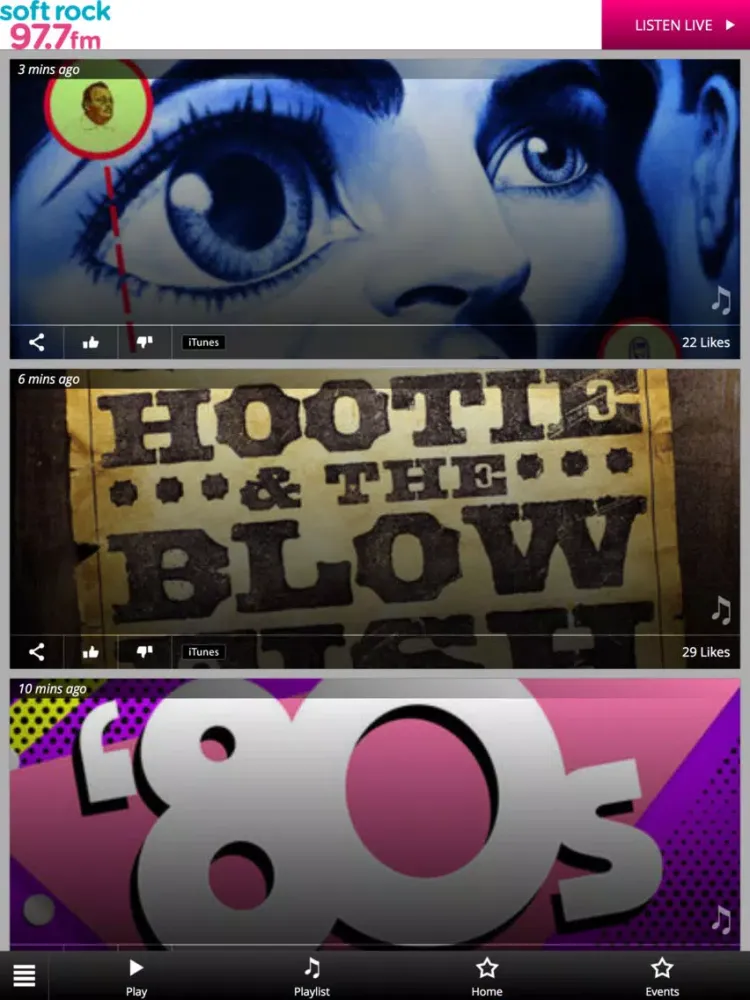 soft rock 97.7 FM iPad  Screenshots