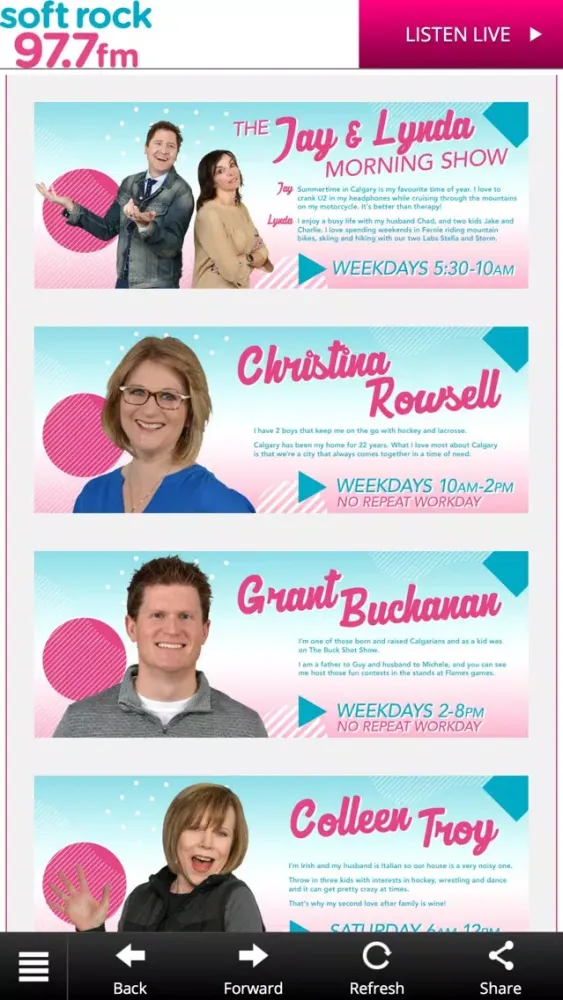 soft rock 97.7 FM Screenshots