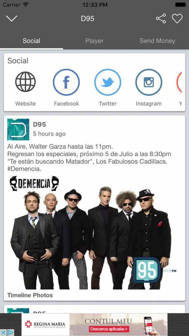 Скриншоты Multimedios Radio