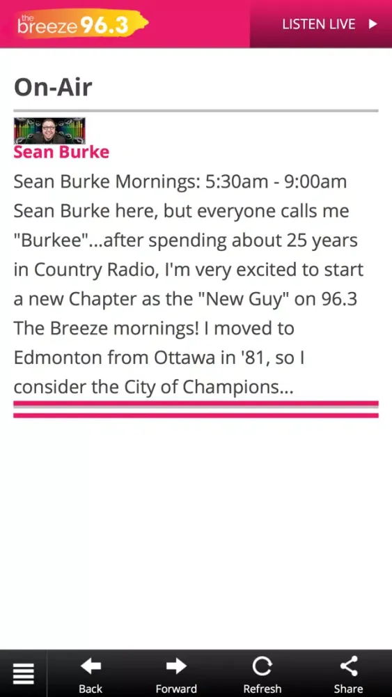 96.3 The Breeze应用截图