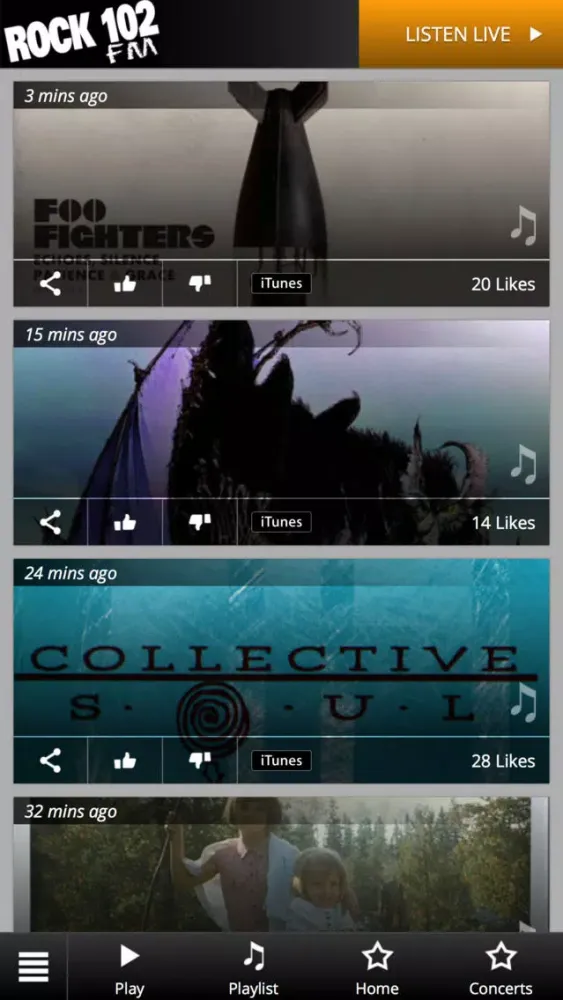 Capturas de pantalla de ROCK102 Saskatoon
