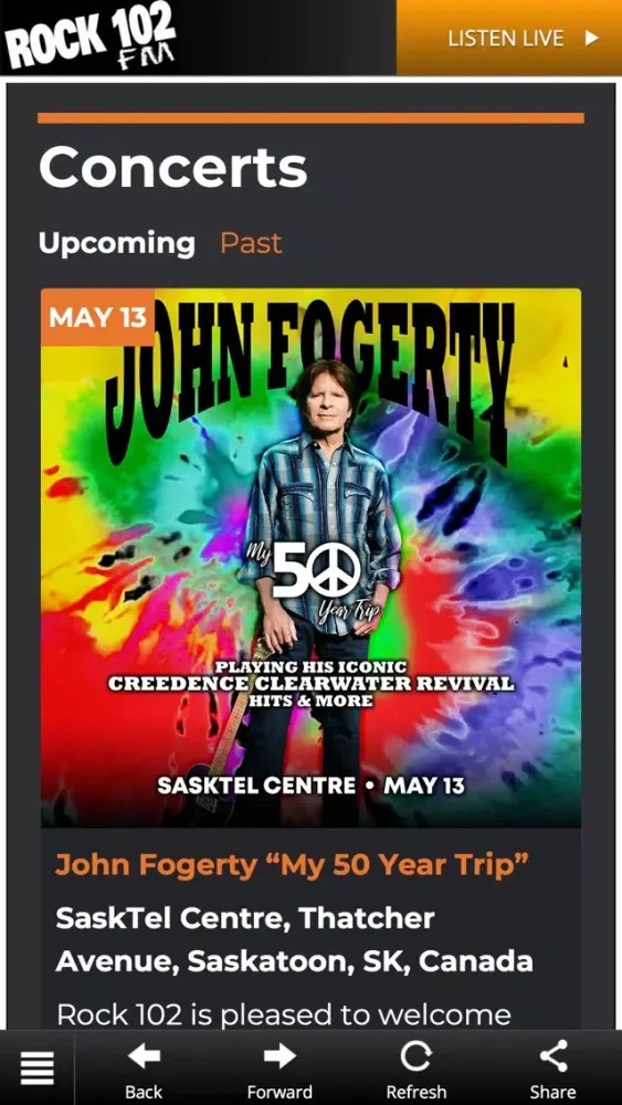 Capturas de pantalla de ROCK102 Saskatoon