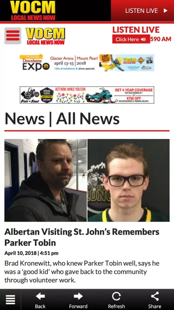 VOCM Radio应用截图