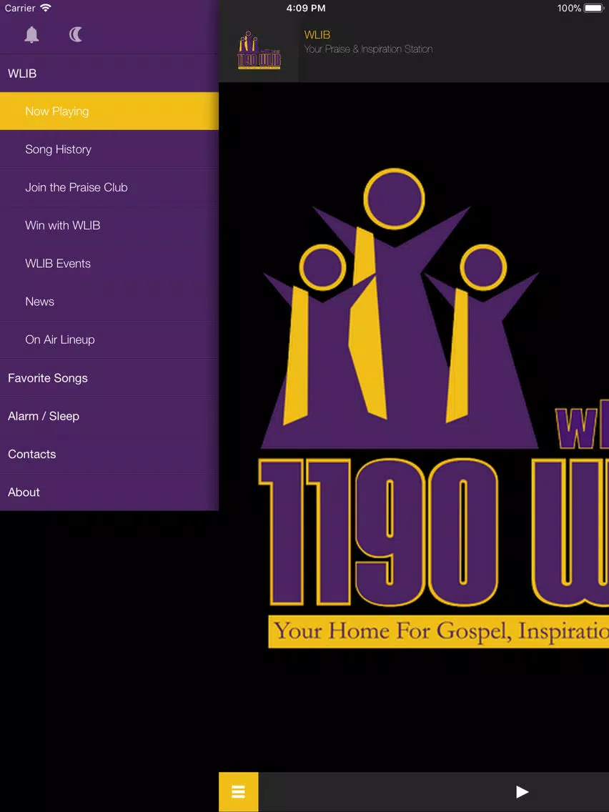 1190 WLIB iPad  Screenshots