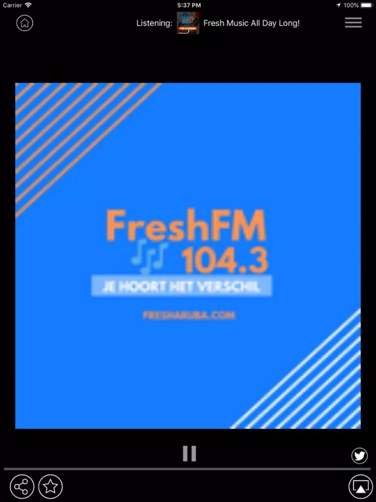 Скриншоты Aruba Radio iPad 