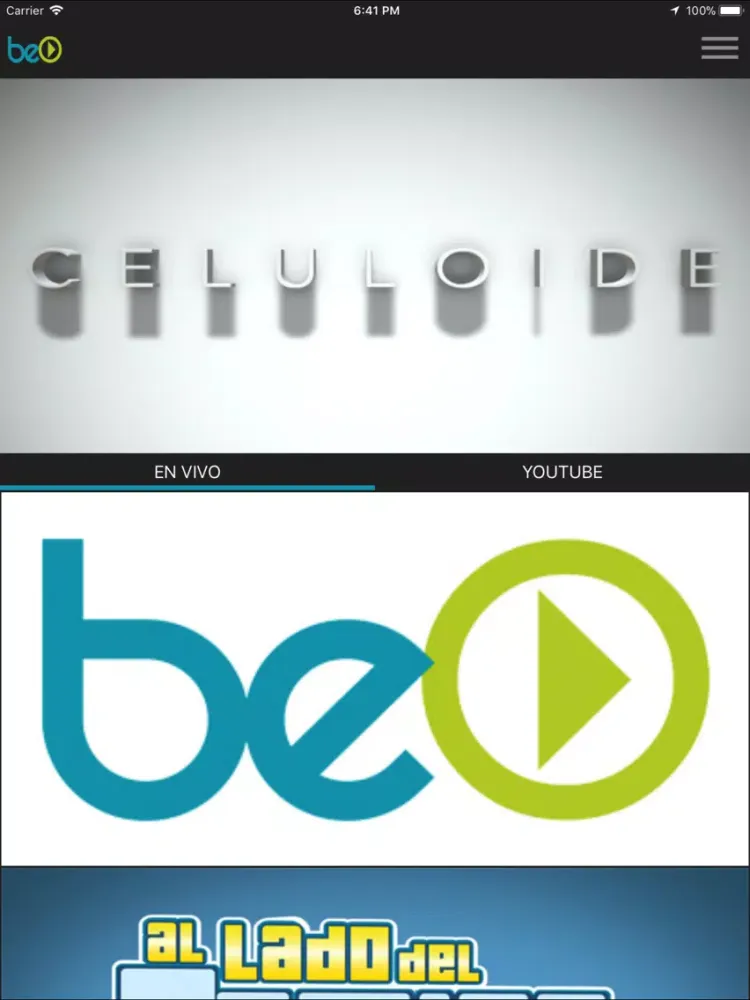 Capturas de pantalla de beo live iPad 