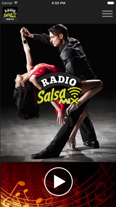 Captures d'écran de Radio Salsa Mix