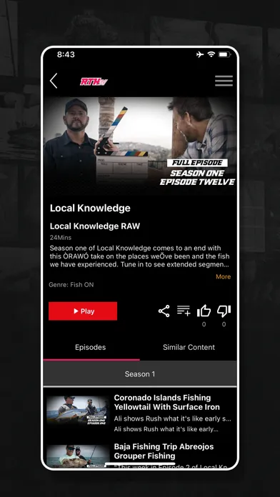 Tangkapan layar RTH TV