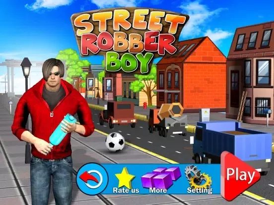 Street Robber Boy-Hit n Run iPad  Screenshots