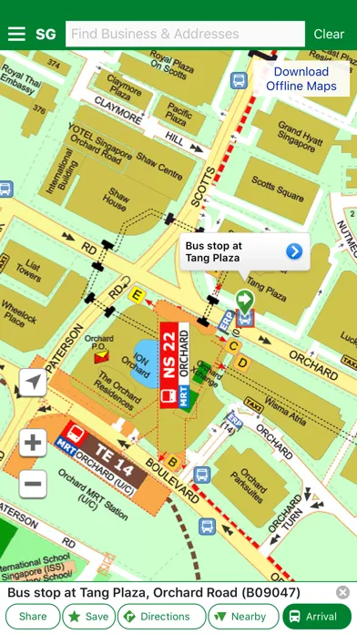 Singapore Maps Screenshots