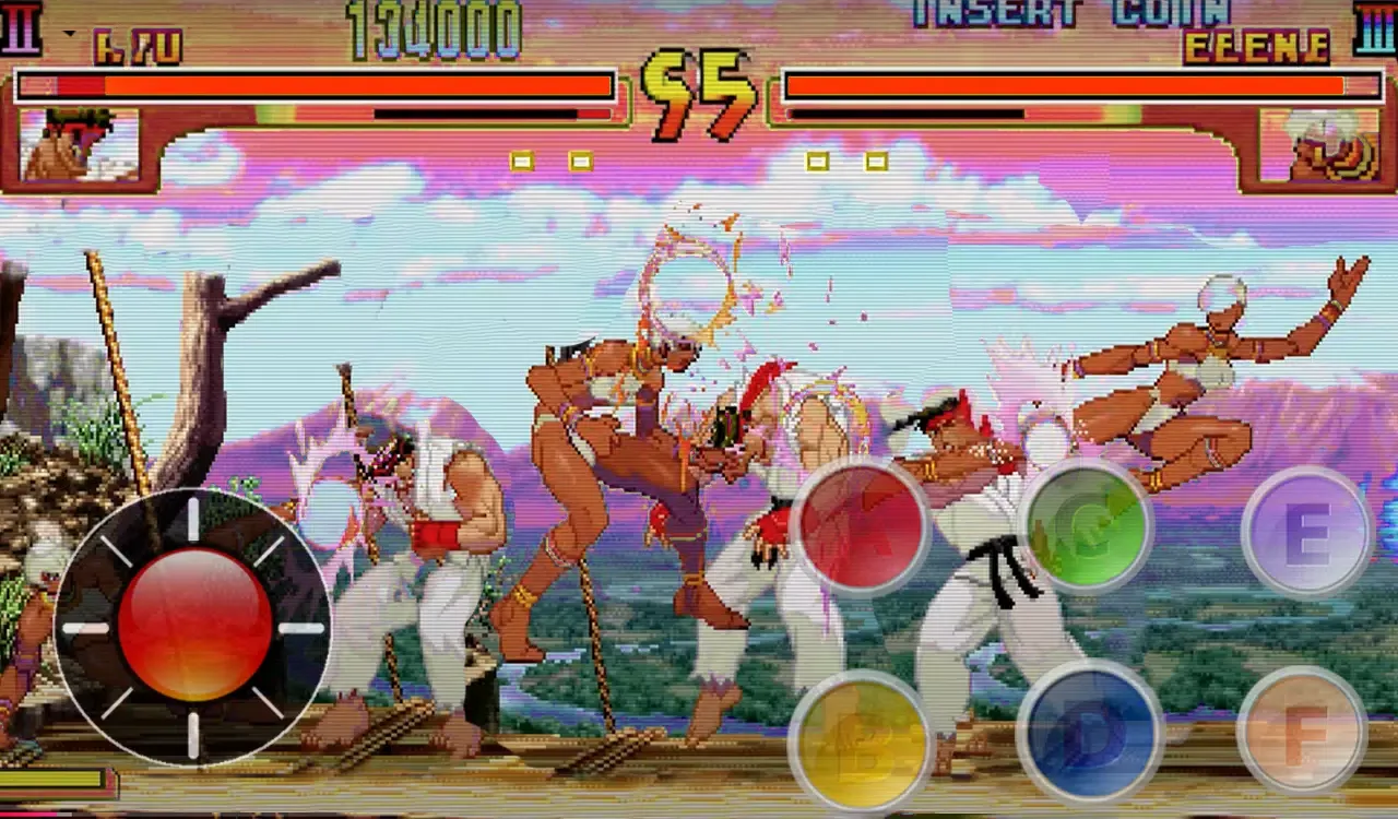 Ảnh chụp màn hình của Old Street Fighter game 1995