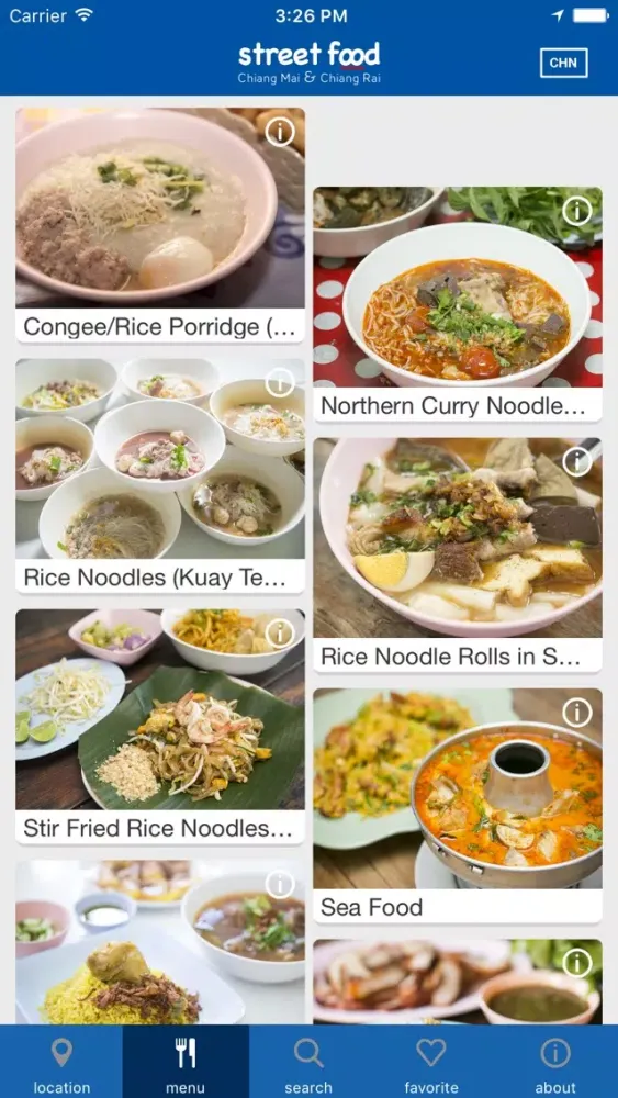 Zrzuty ekranu Street Food Chiang Mai