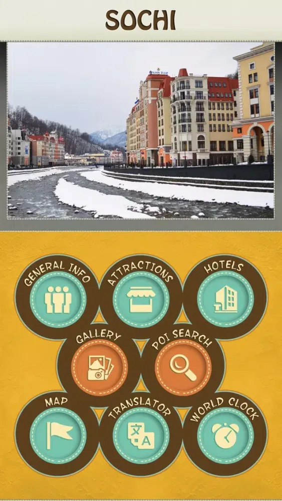 Tangkapan skrin Sochi City Travel Guide