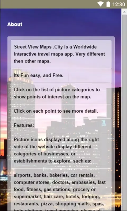Streets Views Maps .City Screenshots