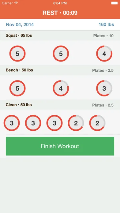 Strength Club - Workout Log স্ক্রিনশট
