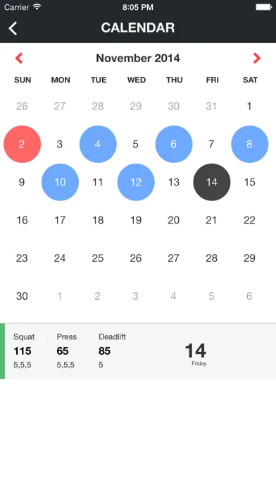 Strength Club - Workout Log স্ক্রিনশট