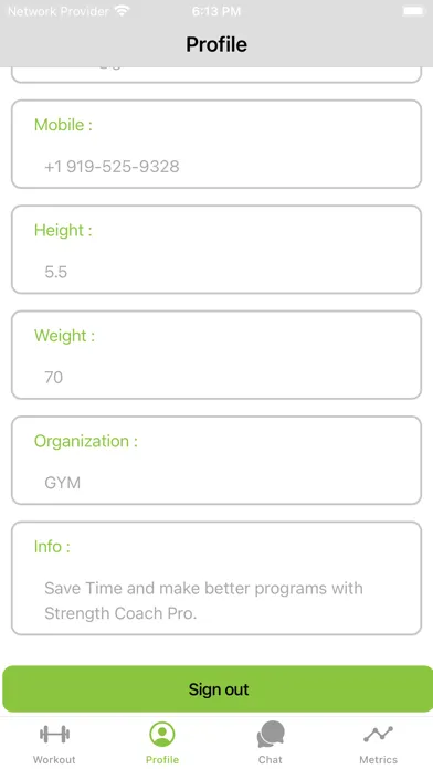 Capturas de tela do Strength Coach Pro - Athletes