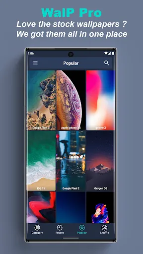 WalP Pro - Stock HD Wallpapers Screenshots