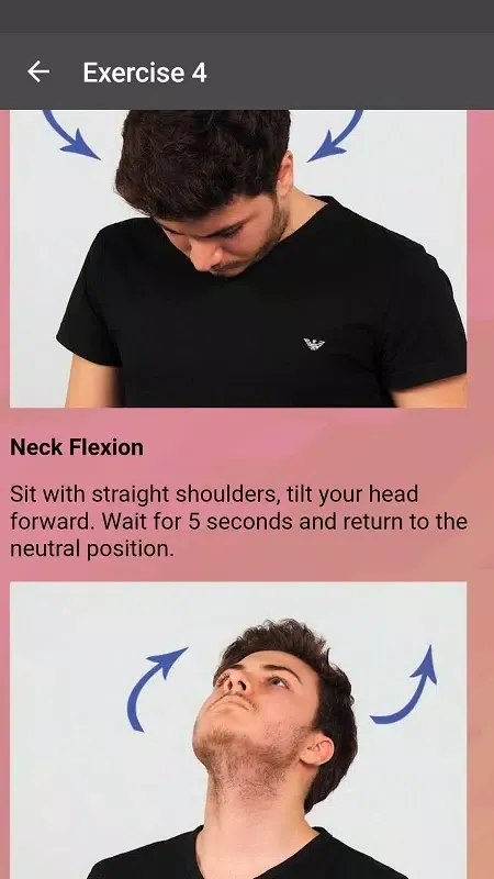Neck Pain Exercises Screenshots