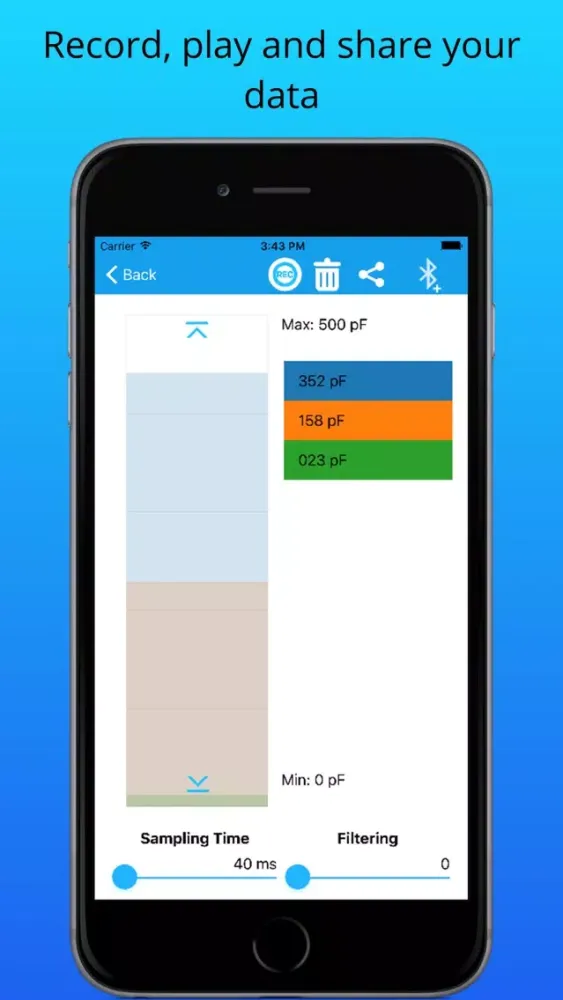 StretchSense BLE App应用截图