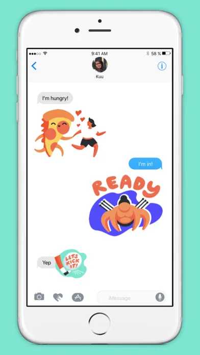 Zrzuty ekranu Stridekick Fitness Stickers