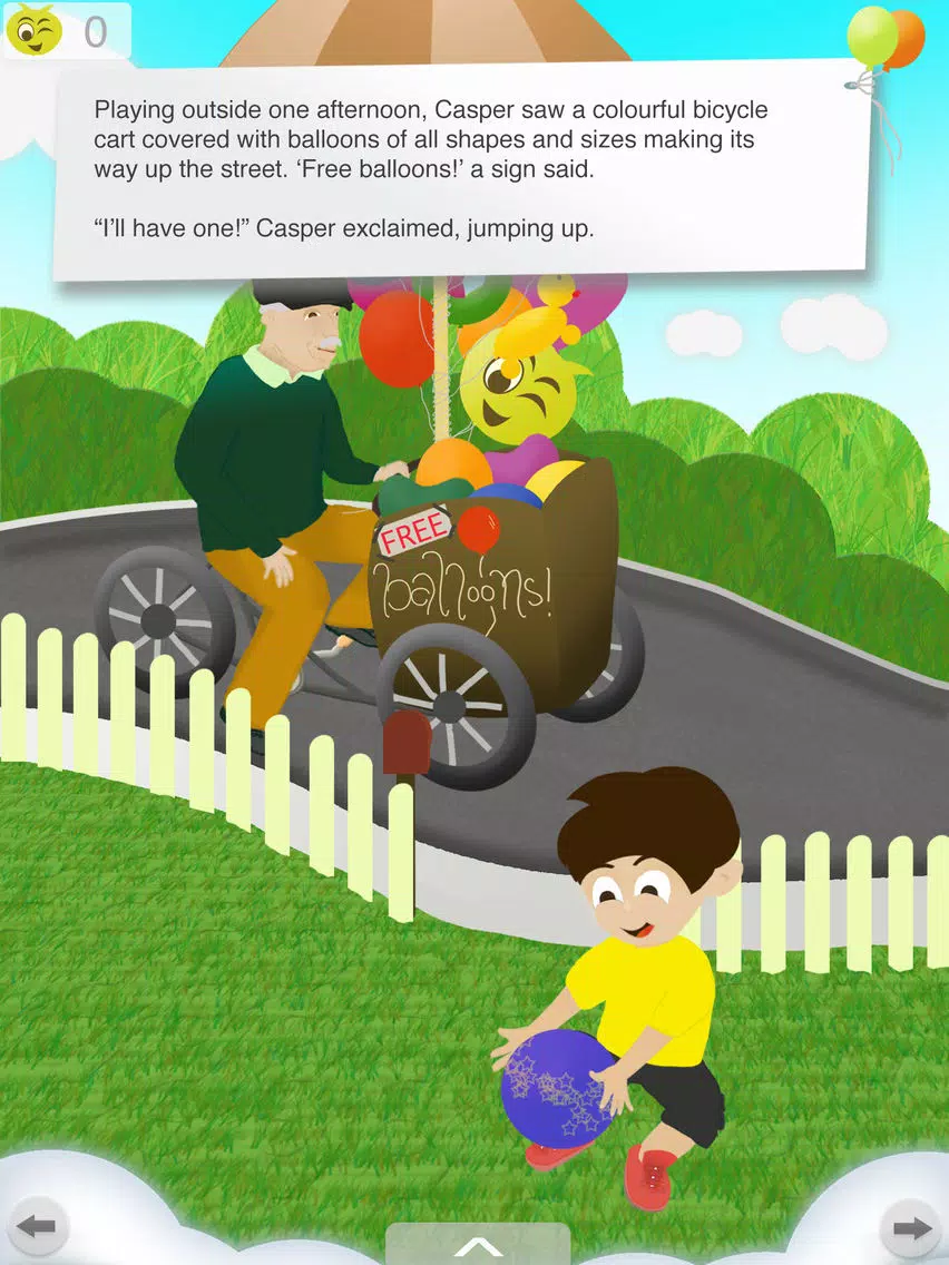 Balloon Kingdom - An interactive adventure book for kids, families and educators iPad  스크린샷