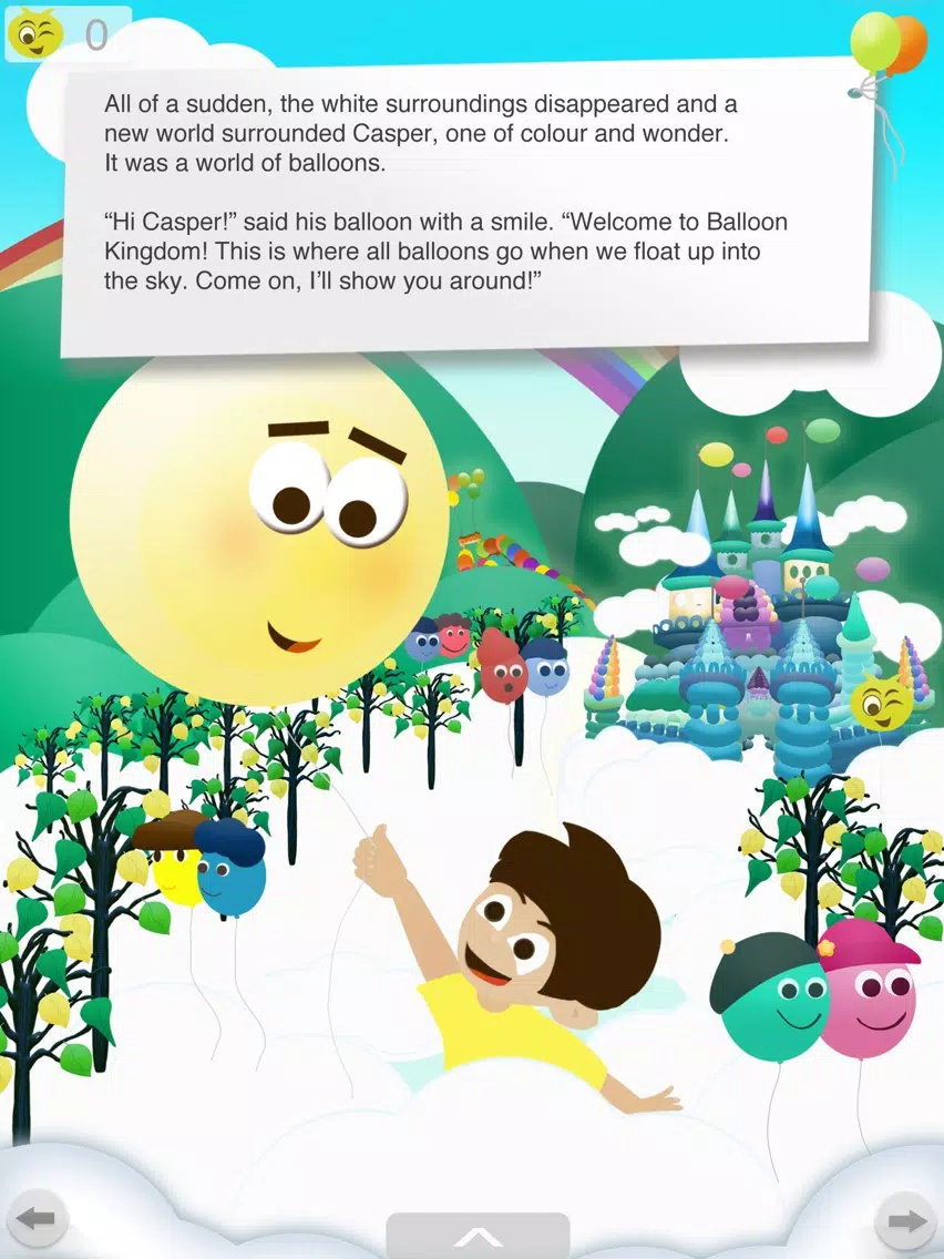 Balloon Kingdom - An interactive adventure book for kids, families and educators iPad  스크린샷