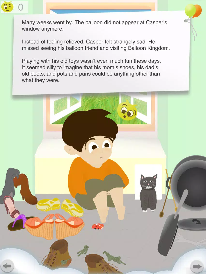 Balloon Kingdom - An interactive adventure book for kids, families and educators iPad  스크린샷