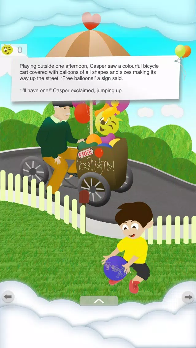 Balloon Kingdom - An interactive adventure book for kids, families and educators 스크린샷