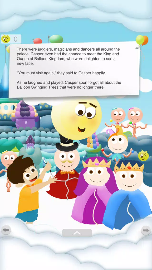 Balloon Kingdom - An interactive adventure book for kids, families and educators 스크린샷