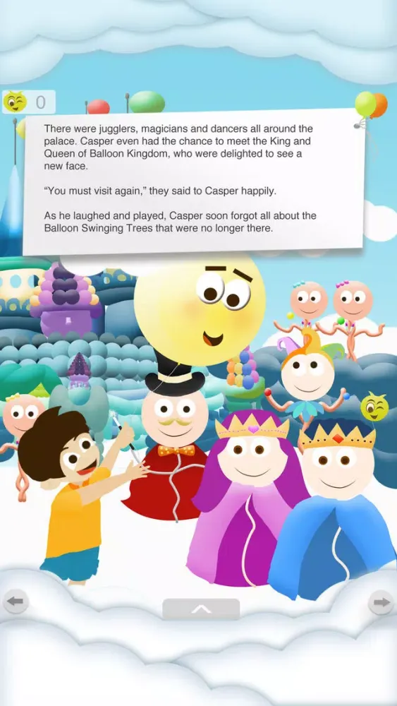 Balloon Kingdom - An interactive adventure book for kids, families and educators スクリーンショット