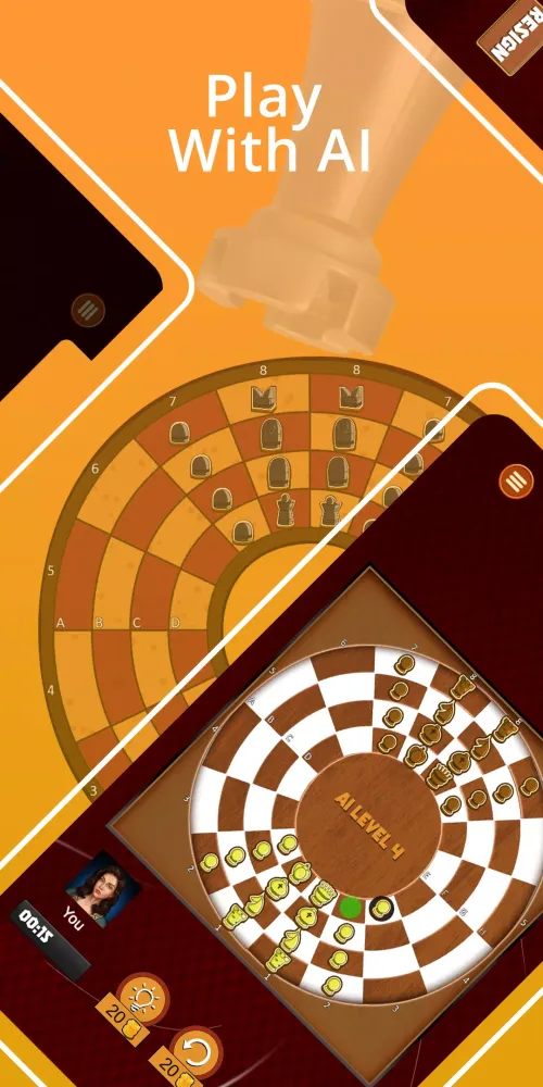 Tangkapan layar Byzantine Chess
