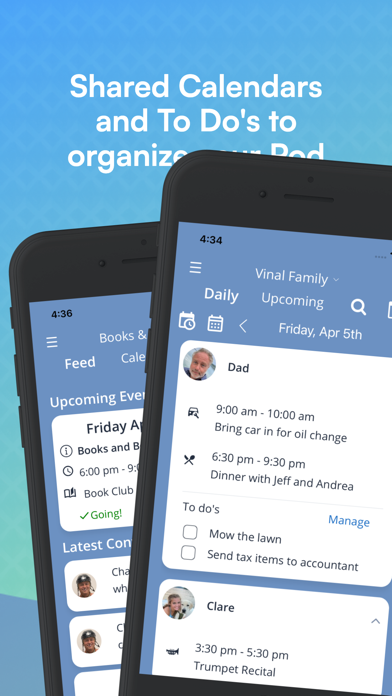 تصاویر Podz: Family & Group Organizer
