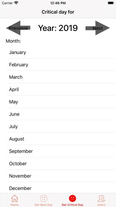 Captures d'écran de BioRhythm Horoscope