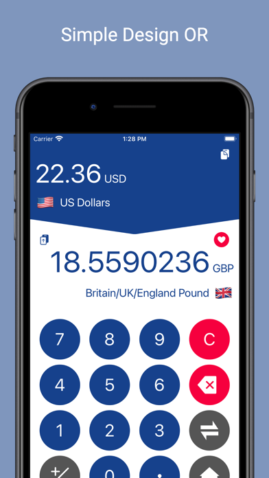 ภาพหน้าจอของ Conversion Calculator Plus
