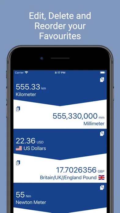 Captures d'écran de Conversion Calculator Plus
